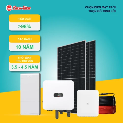 Hệ điện áp mái NLMT SLS.R3P 13.5KW.H V5 (Pin 7kW-KNC)